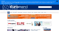 Desktop Screenshot of euromerci.it